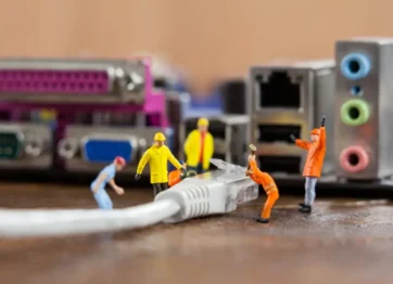 Kabeleinzieh- und Einblastechnik